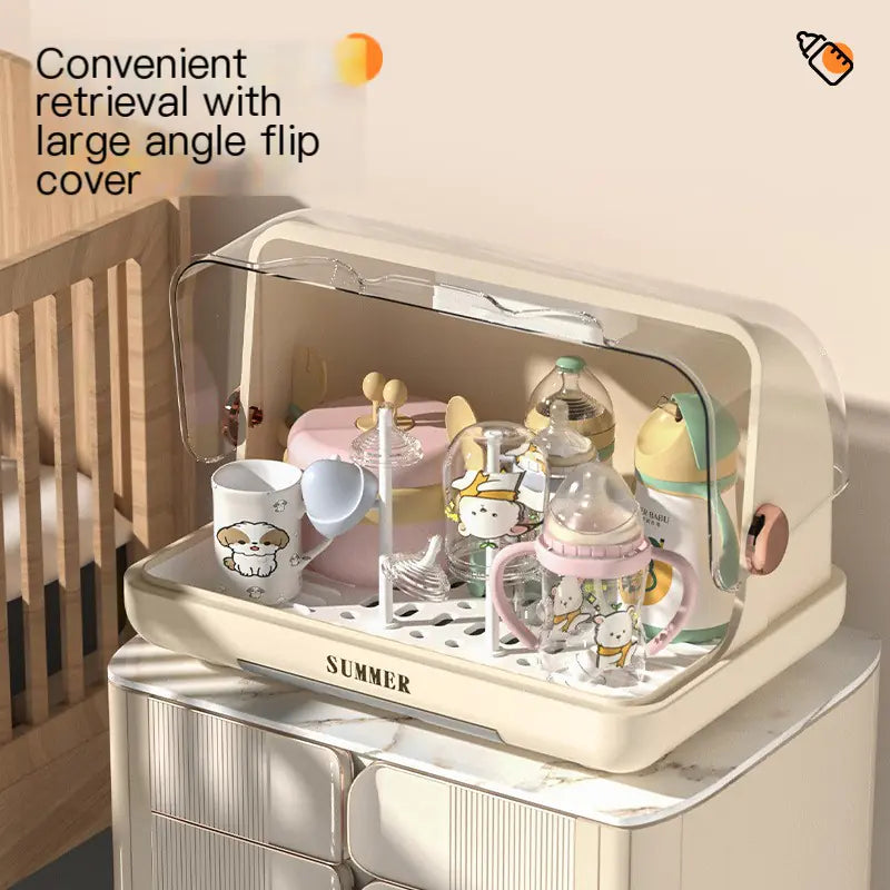 UV Sterilizer Cabinet for Baby Bottles with Dust Cover