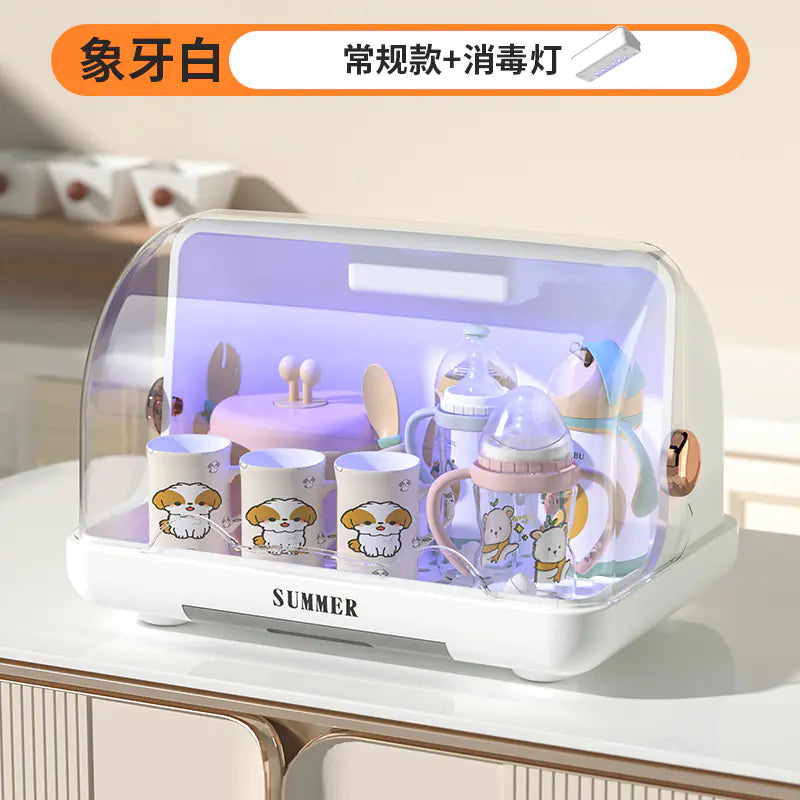 UV Sterilizer Cabinet for Baby Bottles with Dust Cover