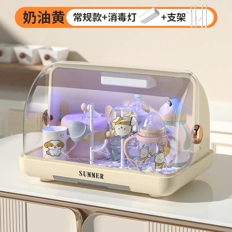 UV Sterilizer Cabinet for Baby Bottles with Dust Cover