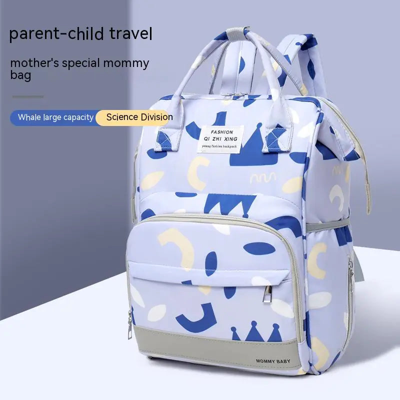 Large Capacity Multi-Compartment Diaper Backpack