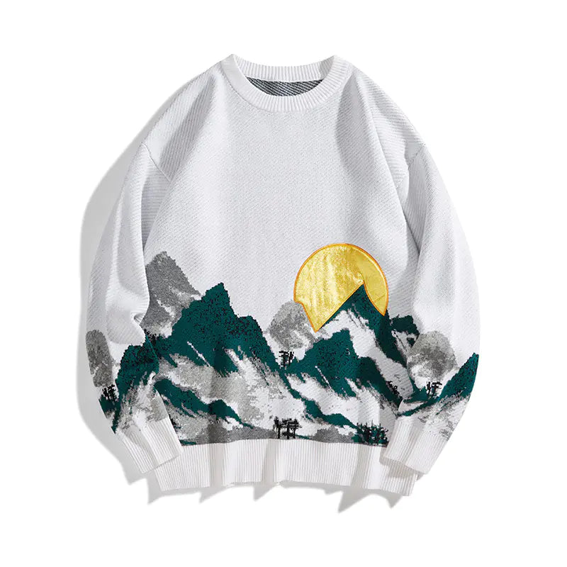 Men's Casual Loose Pullover Sweater Coat