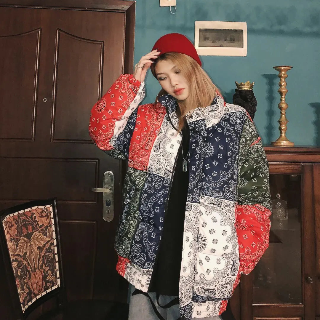 Thickened Harajuku Retro Loose Coat