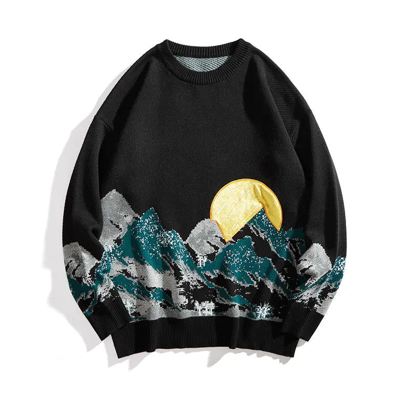 Men's Casual Loose Pullover Sweater Coat